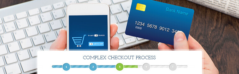 complex checkout process