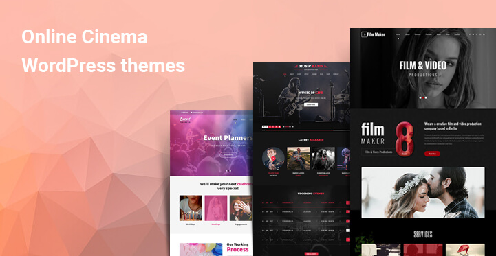 14 Online Cinema WordPress Themes for Film Related Websites