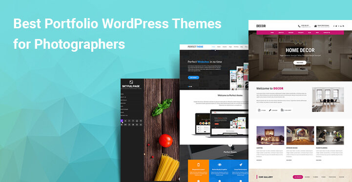 Best Portfolio WordPress Themes for Photographers