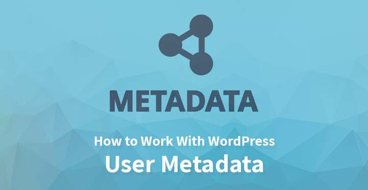 Work With WordPress User Metadata