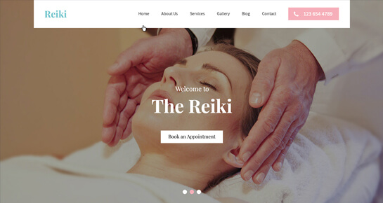 Reiki WordPress theme