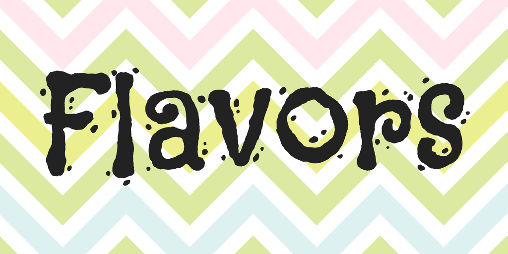 flavors font