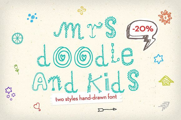 Mrs. Doodle Fonts
