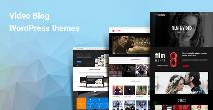 video blog WordPress themes