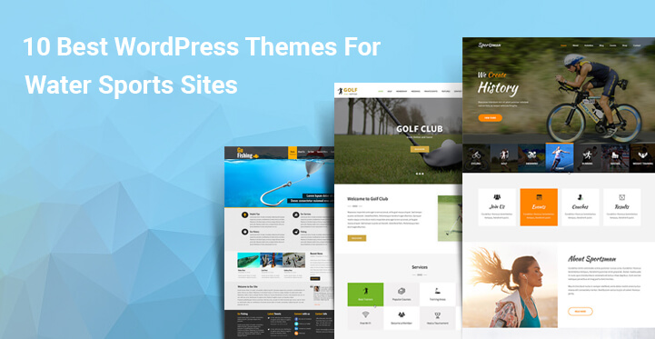 WordPress Themes For Water Sports Sites