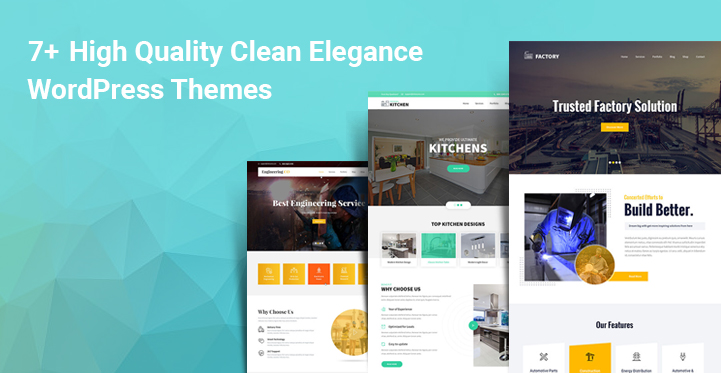 12 High Quality Clean WordPress Themes to Creating Websites