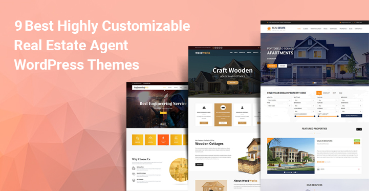 11 Remarkable Highly Customizable Real Estate Agent WordPress Themes