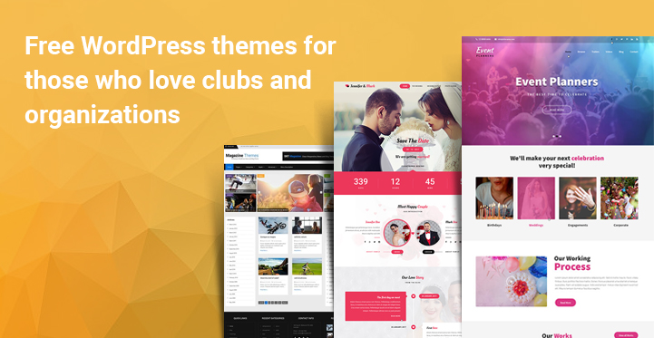 26 Free WordPress Themes for Clubs Those Who Love Organizations