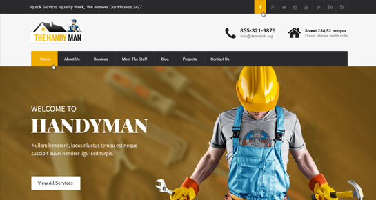 Handyman WordPress theme