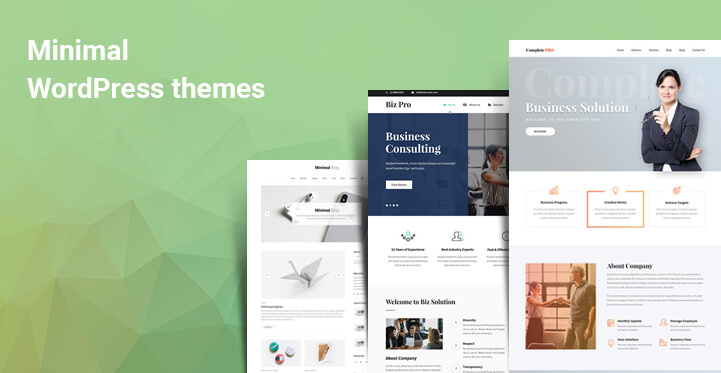 Minimal WordPress themes