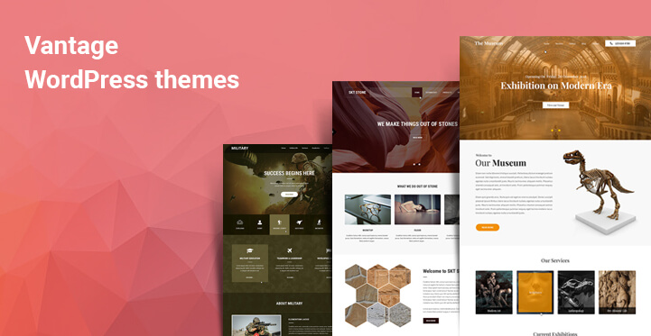 12 Vantage WordPress Themes for Multipurpose Templates for Websites