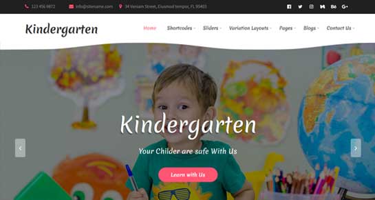 kindergarten WordPress theme