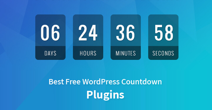 24 Free WordPress Countdown Plugins to Showcasing the Time