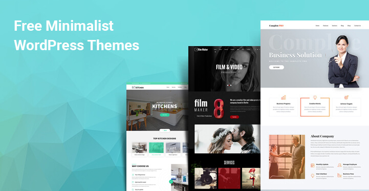 Collections of 24 Free Minimalist WordPress Themes