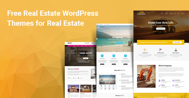 12 Free Real Estate WordPress Themes Available for Download for Sites