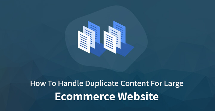 How To Handle Duplicate Content For Large Ecommerce Website