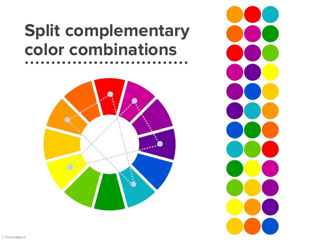 Split Compliment Color Schemes