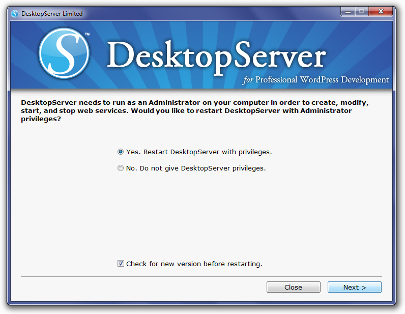 desktop server