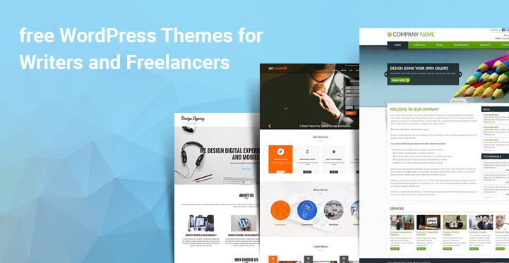 10+ Best free WordPress Themes for Writers and Freelancers