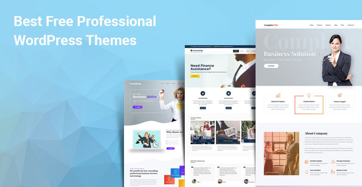 Best free professional WordPress themes