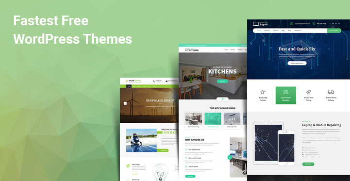 Fastest free WordPress themes