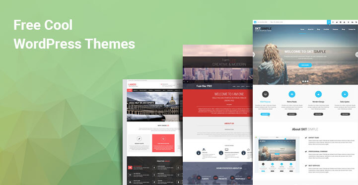 cool free WordPress themes