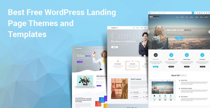 free WordPress landing page themes
