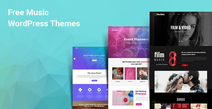 12 Free WordPress Music Themes for Music Lovers Albums Artists Band Sites