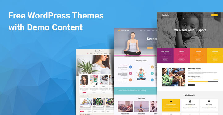 9+ Ready to Download Free WordPress Themes with Demo Content