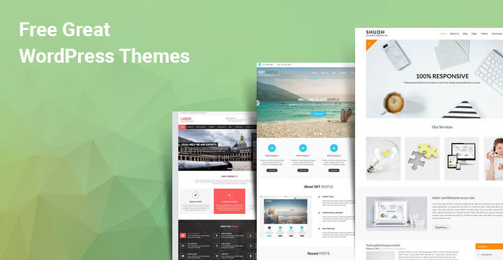 8 Great Free WordPress Themes for Feature friendly Websites