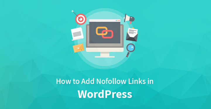 add nofollow links in WordPress