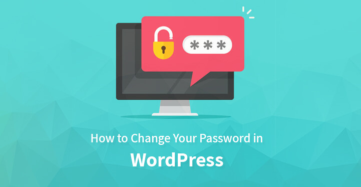 change your password in WordPress