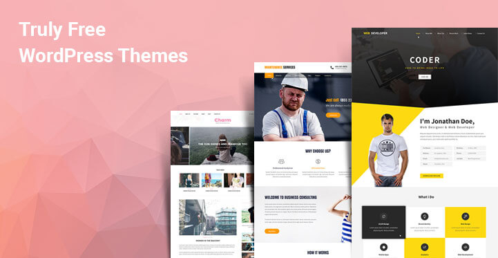 truly free WordPress themes