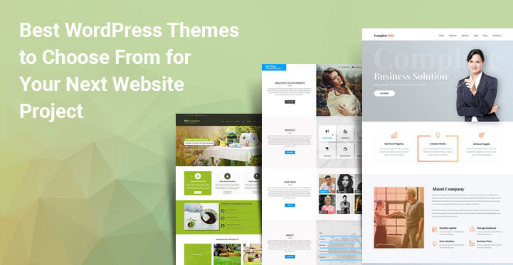 13 WordPress Themes for Projects to Choose From for Your Next Website