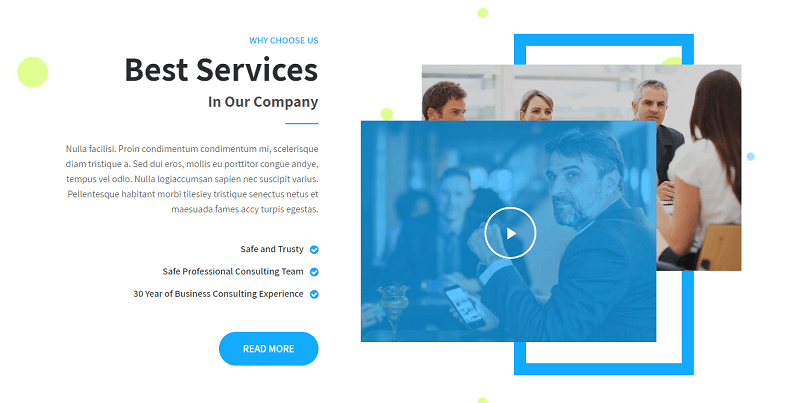 corporate theme for WordPress