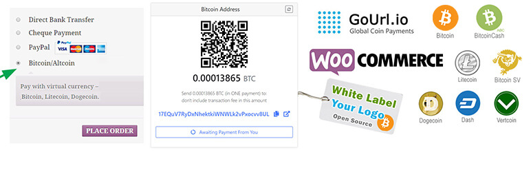 gourl woocommerce bitcoin