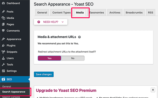 image optimization yoast SEO