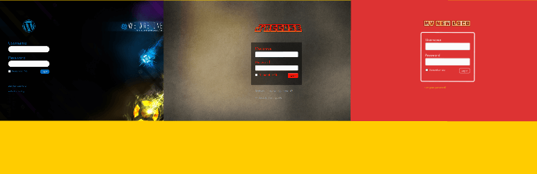 custom login page styler