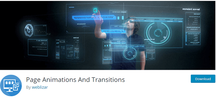 page animations transitions