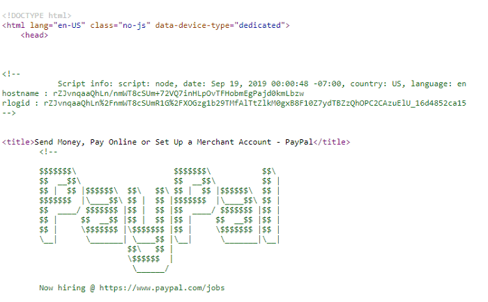 paypal source code