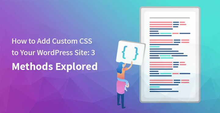 add custom CSS WordPress