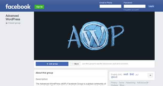 Advanced WordPress Group