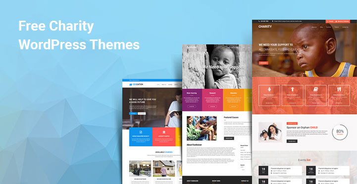 free charity WordPress themes