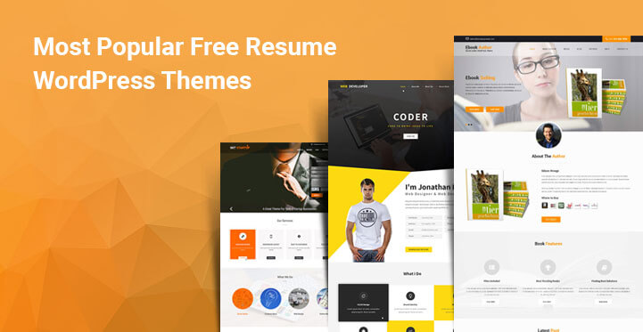 10 Most Popular Free Resume WordPress Themes for Creating Online CV