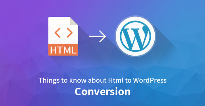HTML WordPress conversion