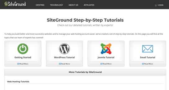 Siteground Knowledgebase