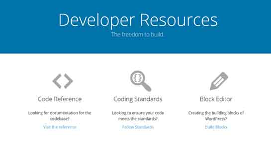 WordPress developer handbook