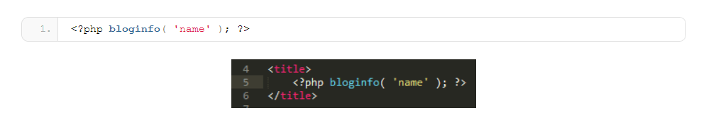 PHP BlogInfo