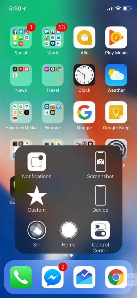 screenshot iphone