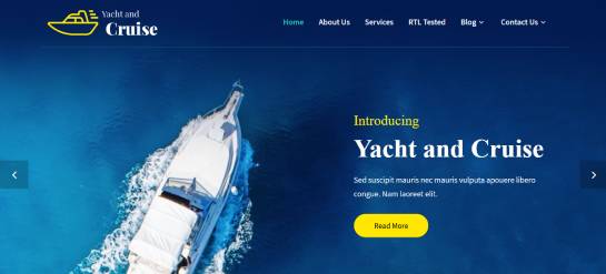 Boat WordPress Themes for Marine and Yatch Business